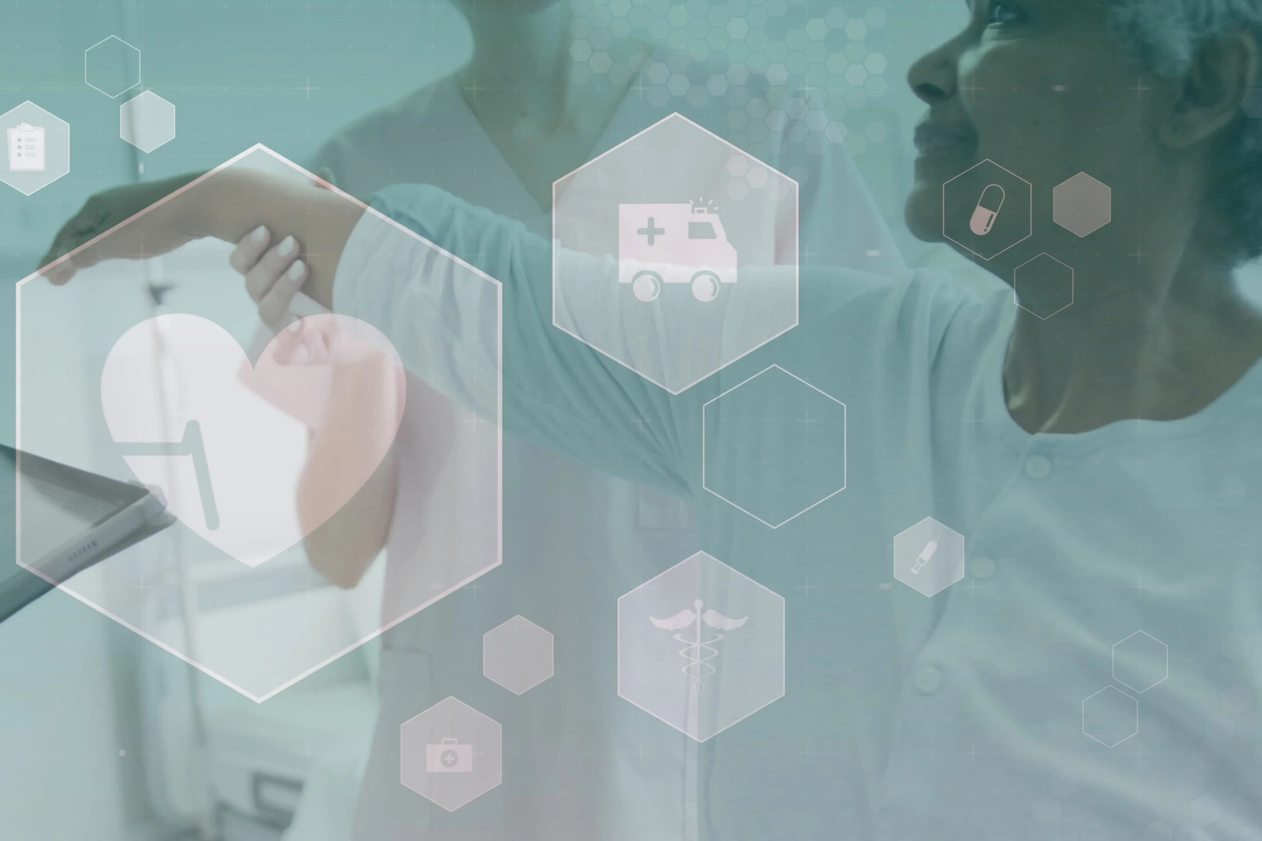 Healthcare team reviewing patient data privacy